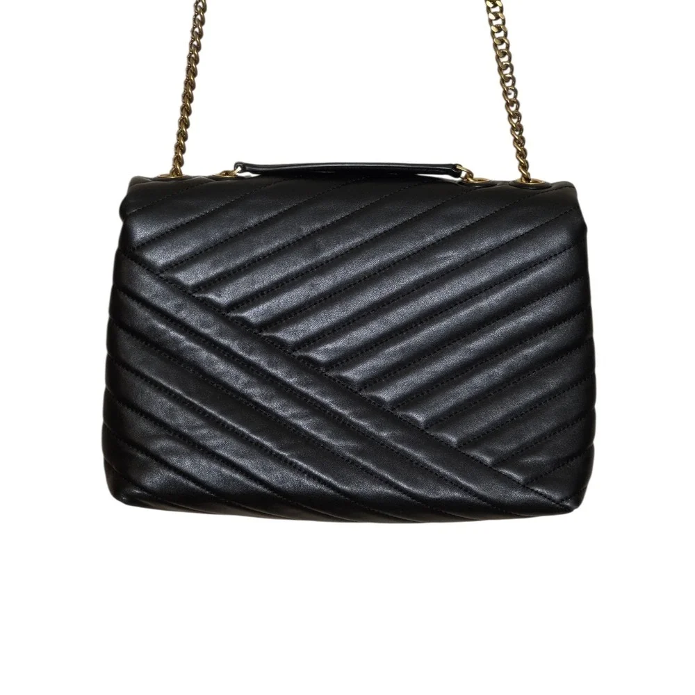 Tory Burch Kira‎ Chevron Small Convertible Shoulder Chain Bag Crossbody